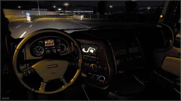 ETS2 - Dark Interior for DAF XF 105 V3.3 (1.42.x) ETS2 - Dark Interior for DAF XF 105 V3.3 (1.42.x)