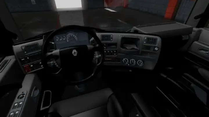 ETS2 - Renault Magnum Black Interior (1.41.x)