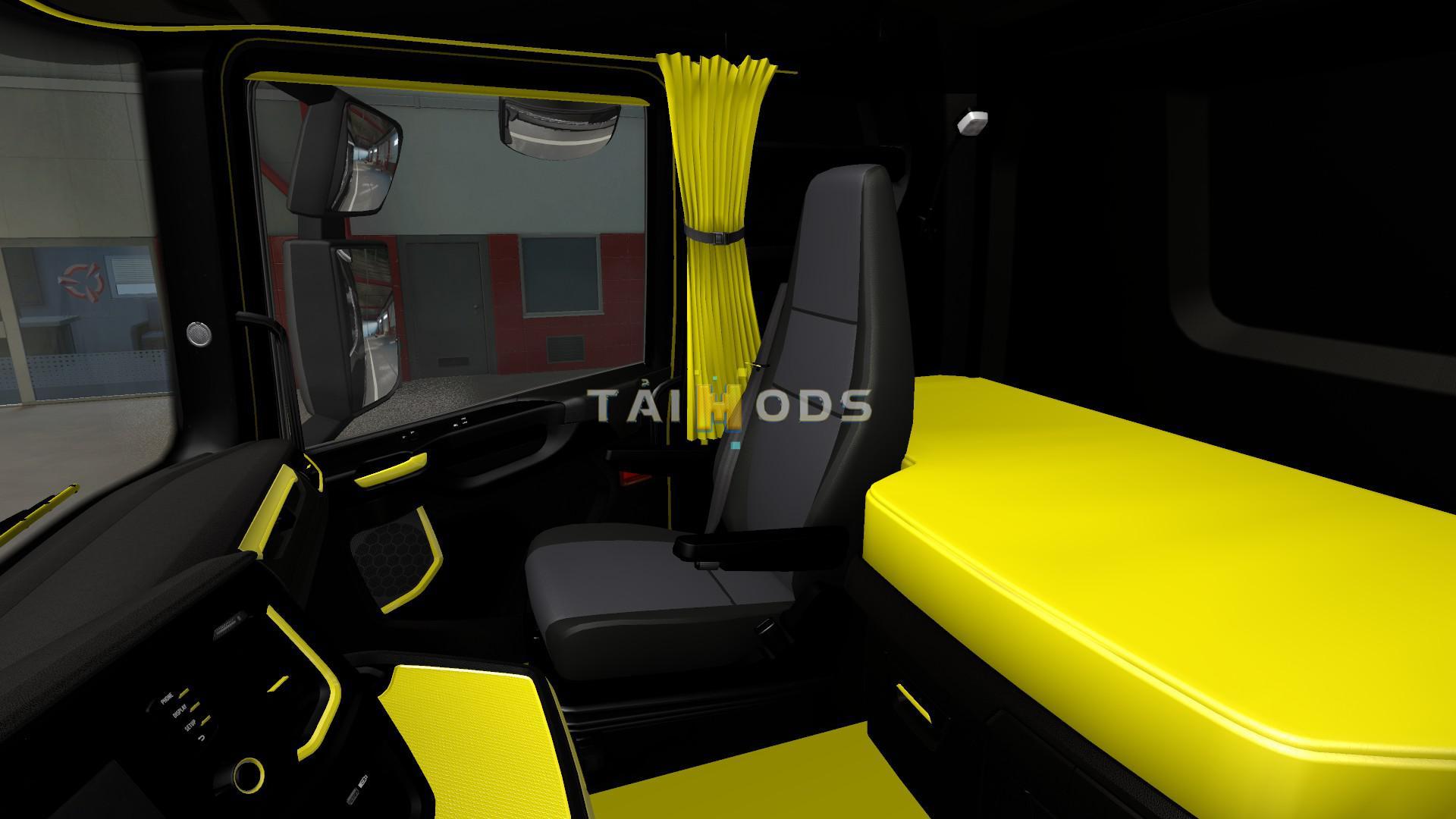 ETS2 - Yellow Interior for Scania S & R 2016 V1.0 (1.40.x) ETS2 - Yellow Interior for Scania S & R 2016 V1.0 (1.40.x)