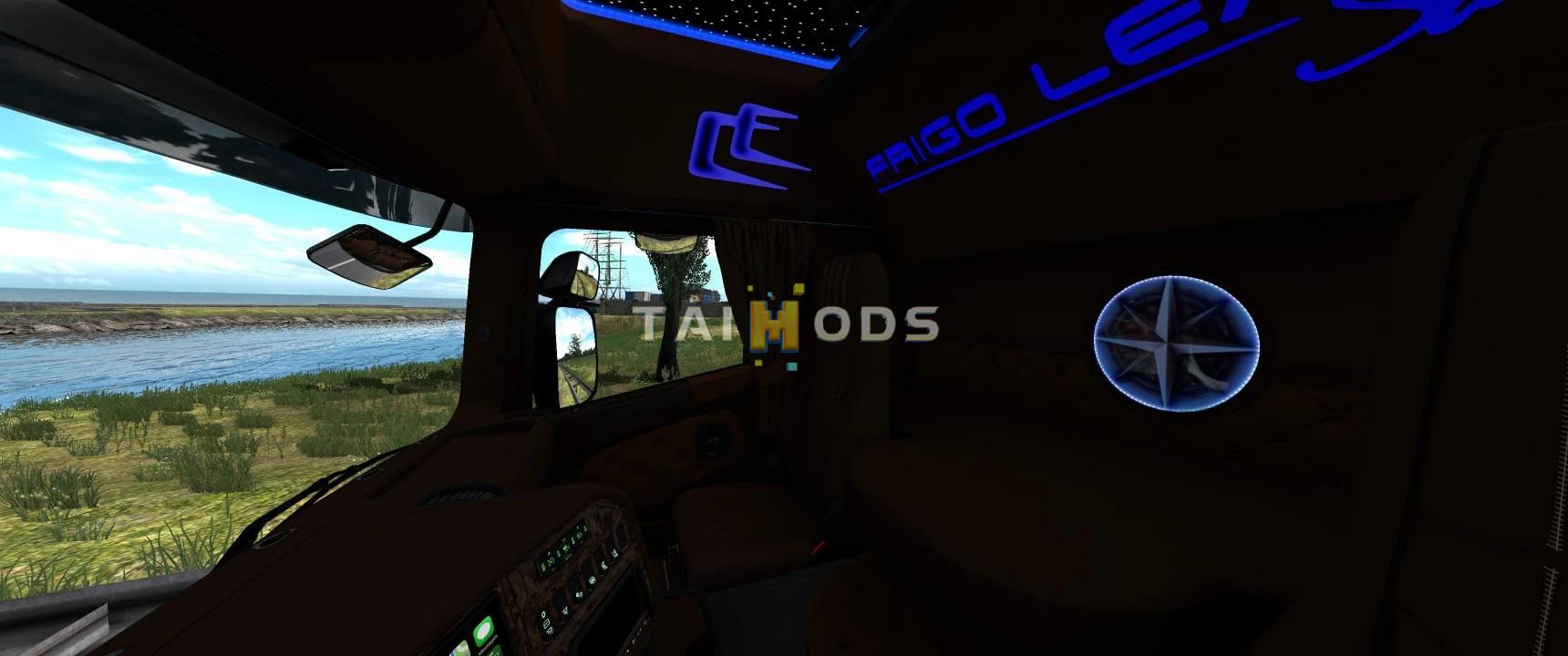 ETS2 - Scania RJL Interior Frigo Leader Sarantos Style (1.39.x)