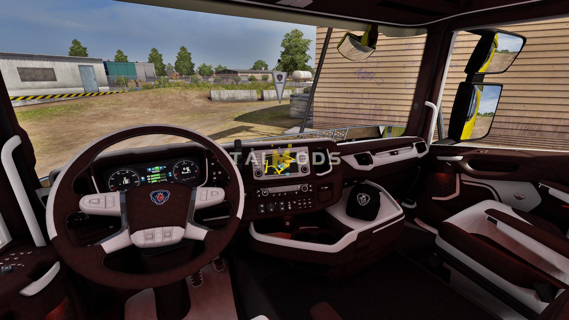 ETS2 - Scania Next Gen Brown - White Interior (1.39.x) ETS2 - Scania Next Gen Brown - White Interior (1.39.x)