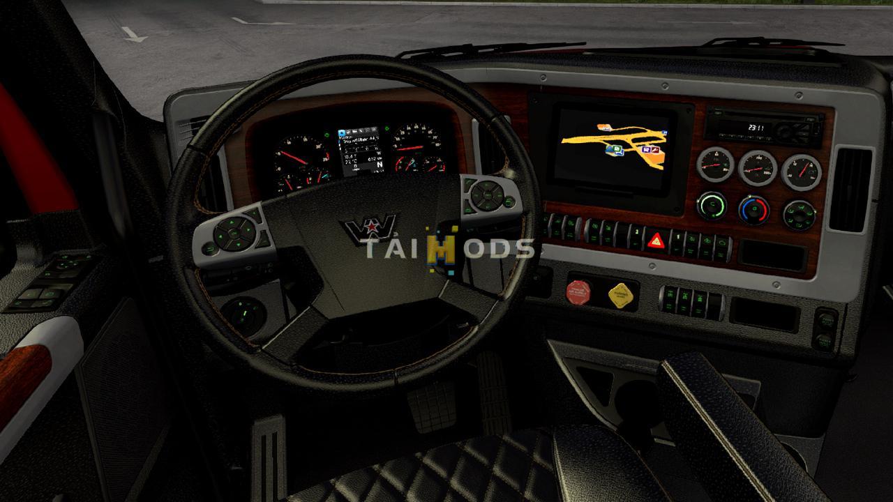 ETS2 - Dark Interior for Western Star 49X V1.0 (1.38.x) ETS2 - Dark Interior for Western Star 49X V1.0 (1.38.x)
