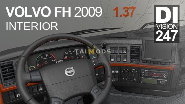 ETS2 - Volvo FH 2009 interior V12.04.20 (1.37.x) ETS2 - Volvo FH 2009 interior V12.04.20 (1.37.x)