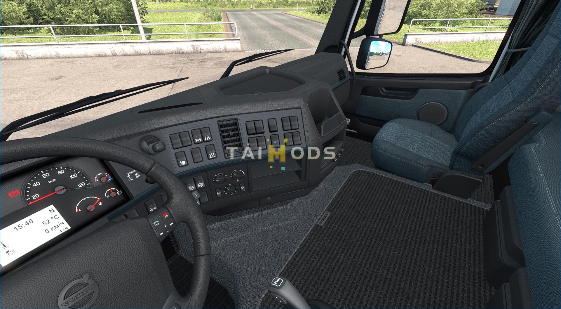 ETS2 - Volvo FH 2009 interior V12.04.20 (1.37.x) ETS2 - Volvo FH 2009 interior V12.04.20 (1.37.x)