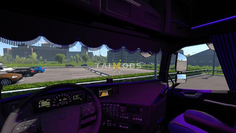 ETS2 - Volvo FH 2012 Black & Amber Interior V1.0 (1.36.x) ETS2 - Volvo FH 2012 Black & Amber Interior V1.0 (1.36.x)