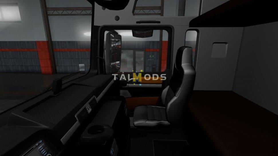 ETS2 - Man Tgx Black Interior (1.36.x)