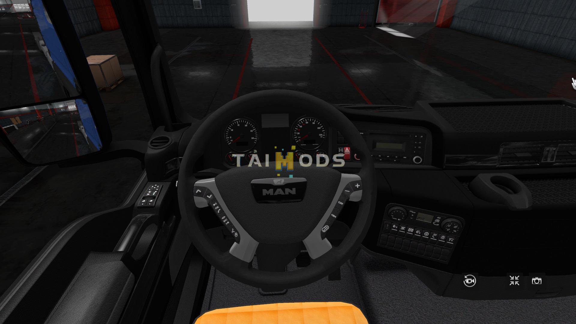 ETS2 - Changes in The interior Man TGX Euro 6 Blue (1.35.x) ETS2 - Changes in The interior Man TGX Euro 6 Blue (1.35.x)