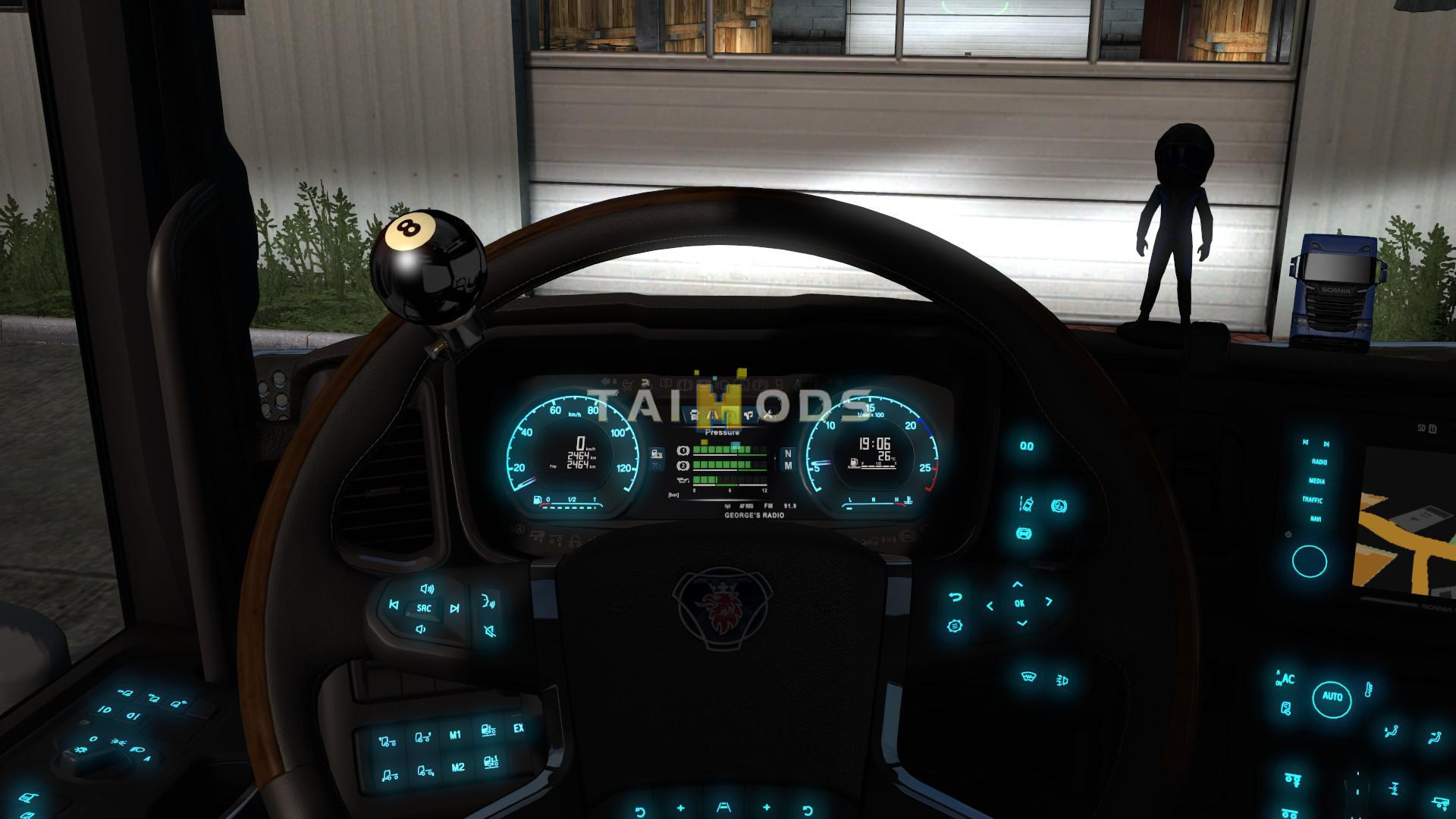 ETS2 - Blue Interior Light V1.0 (1.35.X) ETS2 - Blue Interior Light V1.0 (1.35.X)