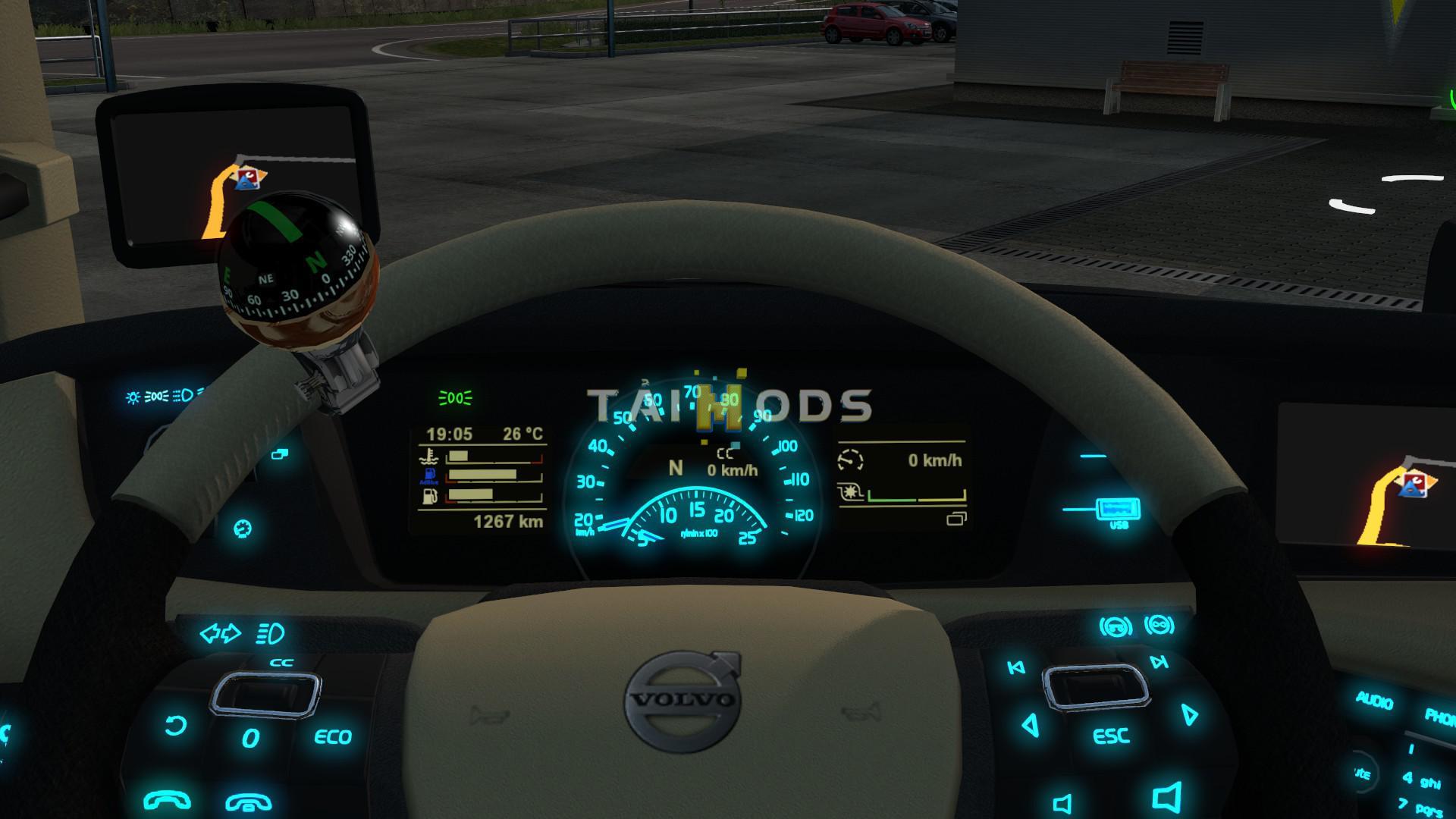 ETS2 - Blue Interior Light V1.0 (1.35.X) ETS2 - Blue Interior Light V1.0 (1.35.X)