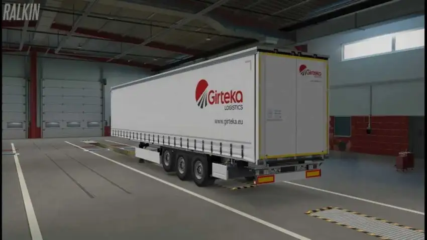 ETS2 - Girteka Logistics Krone DLC Skin Pack V1.0 ETS2 - Girteka Logistics Krone DLC Skin Pack V1.0