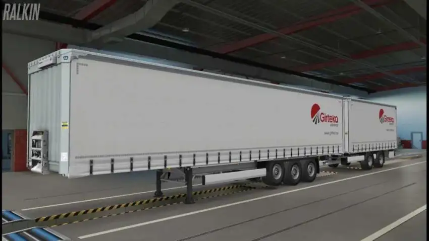 ETS2 - Girteka Logistics Krone DLC Skin Pack V1.0 ETS2 - Girteka Logistics Krone DLC Skin Pack V1.0