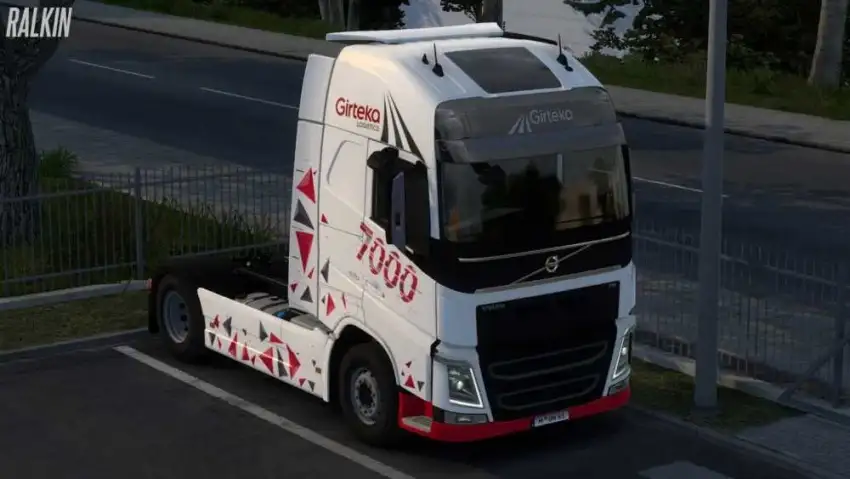 ETS2 - Girteka Logistics 7000th Truck Special Skin V1.1 ETS2 - Girteka Logistics 7000th Truck Special Skin V1.1