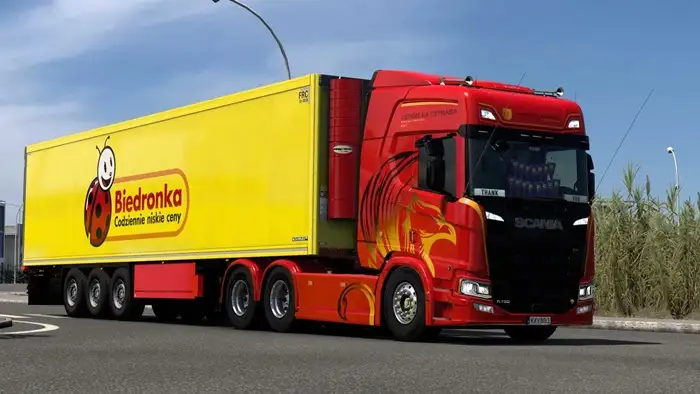 ETS2 – Biedronka Krone Cool Liner Skin V1.0