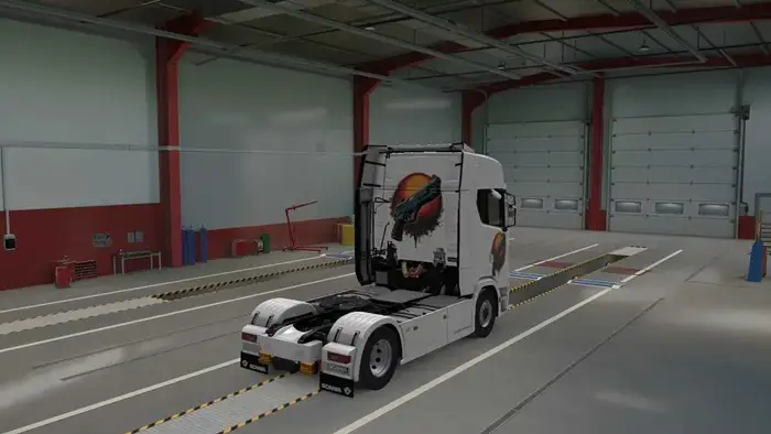 ETS2 - Gun Sticker Skin for Scania 2016 V1.0 ETS2 - Gun Sticker Skin for Scania 2016 V1.0