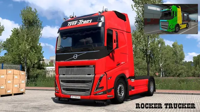 ETS2 - Tysa Trans Skins for Volvo FH 4/5/6 V1.0