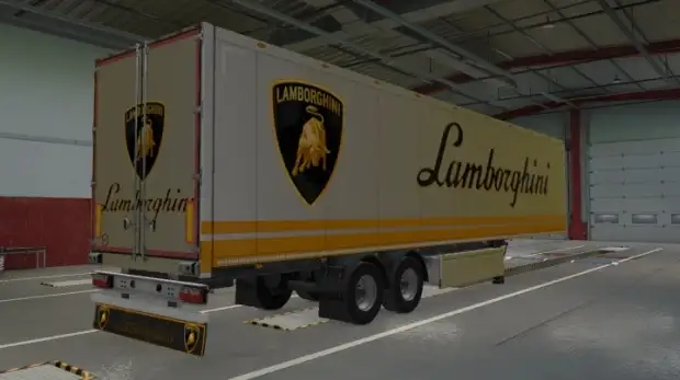 ETS2 - Lamborghini Skin & Mudflap for SCS Box Trailer V0.1 ETS2 - Lamborghini Skin & Mudflap for SCS Box Trailer V0.1