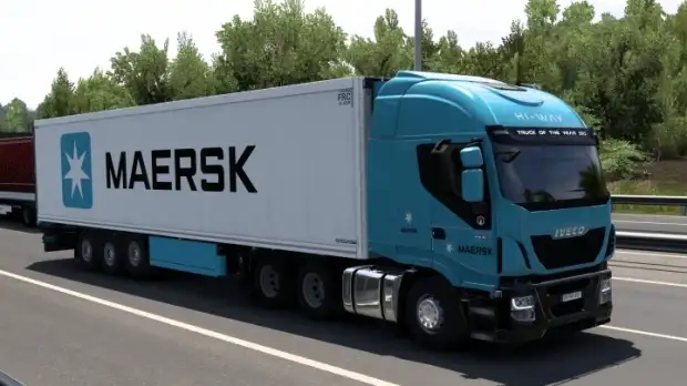 ETS2 - Skin Maersk Krone Cool Liner V1.0 ETS2 - Skin Maersk Krone Cool Liner V1.0