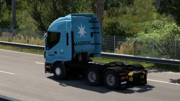 ETS2 - Skin Maersk Iveco Hi-Way V2.0 ETS2 - Skin Maersk Iveco Hi-Way V2.0