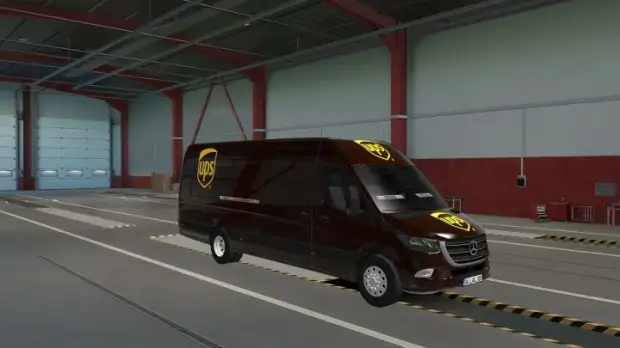 ETS2 - Skin UPS Mercedes-Benz Sprinter V1.0 ETS2 - Skin UPS Mercedes-Benz Sprinter V1.0