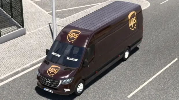 ETS2 - Skin UPS Mercedes-Benz Sprinter V1.0 ETS2 - Skin UPS Mercedes-Benz Sprinter V1.0