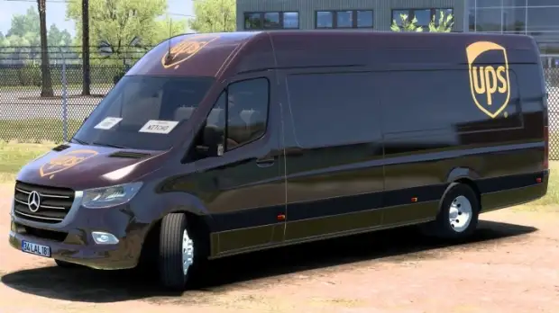 ETS2 - Skin UPS Mercedes-Benz Sprinter V1.0 ETS2 - Skin UPS Mercedes-Benz Sprinter V1.0