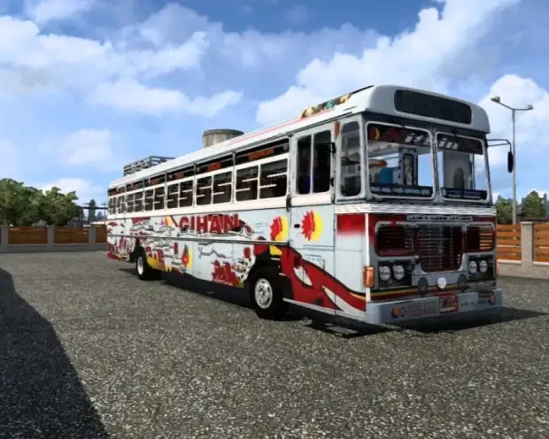 ETS2 - Lanka Ashok Layland Rework Paint GO ETS2 - Lanka Ashok Layland Rework Paint GO