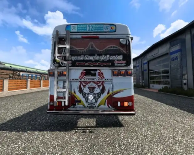 ETS2 - Lanka Ashok Layland Rework Paint GO ETS2 - Lanka Ashok Layland Rework Paint GO