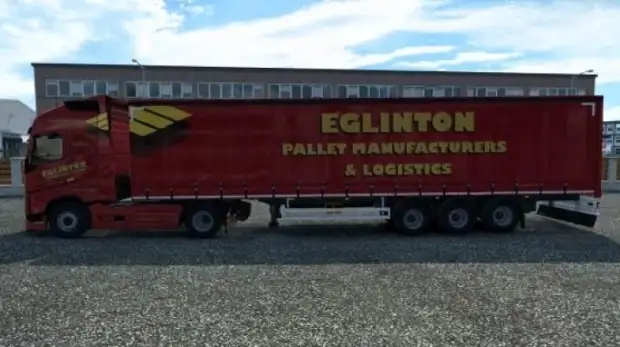ETS2 - Eglinton Pallets Manufacturers and Logistics Lorry + Trailer Skin ETS2 - Eglinton Pallets Manufacturers and Logistics Lorry + Trailer Skin