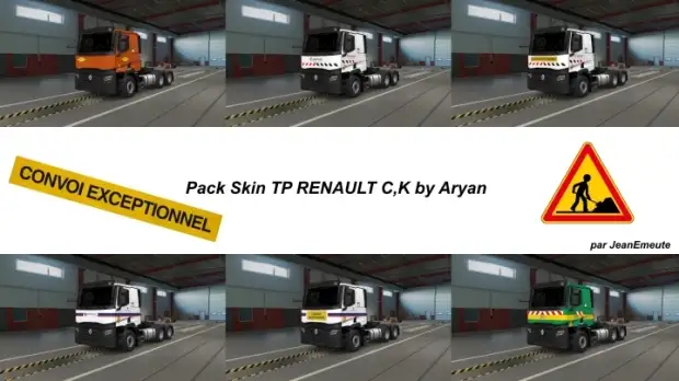 ETS2 - Pack Skin TP Renault TCK V0.3 by Aryan V1.0 ETS2 - Pack Skin TP Renault TCK V0.3 by Aryan V1.0