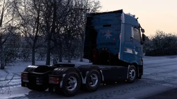ETS2 - Renault T Maersk Skin V2.0