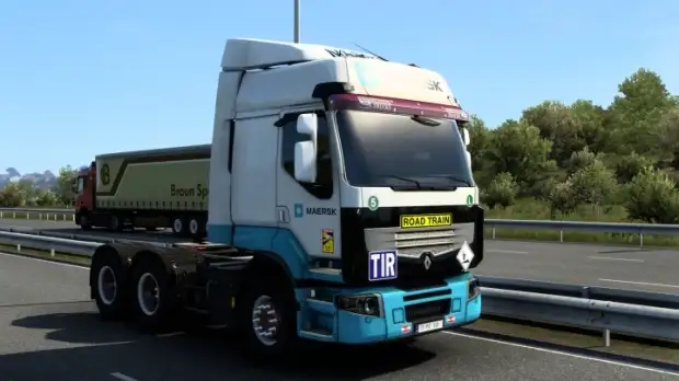 ETS2 - Renault Premium Maersk Skin V1.0
