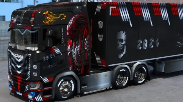 ETS2 - Transformers Project Predator 2024 Skin ETS2 - Transformers Project Predator 2024 Skin