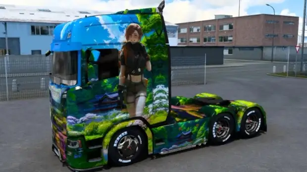 ETS2 - Traveling Woman Skin ETS2 - Traveling Woman Skin