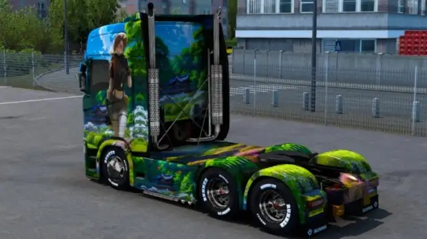 ETS2 - Traveling Woman Skin ETS2 - Traveling Woman Skin