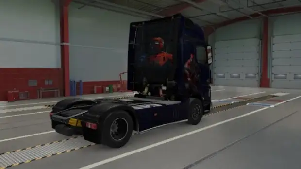 ETS2 - Spider-Man New Actros Skin