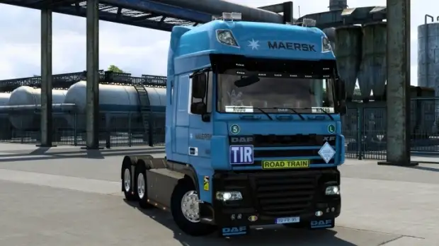ETS2 - Daf XF 105 Maersk Skin V2.0