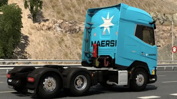 ETS2 - DAF 2021 Maersk Skin V2.0 ETS2 - DAF 2021 Maersk Skin V2.0