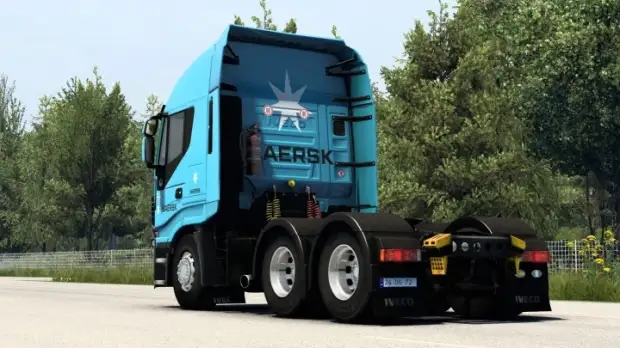 ETS2 - Maersk Iveco Hi-Way Skin V2.0 ETS2 - Maersk Iveco Hi-Way Skin V2.0