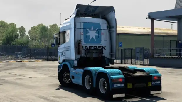 ETS2 - Scania Streamline Maersk Skin V1.0