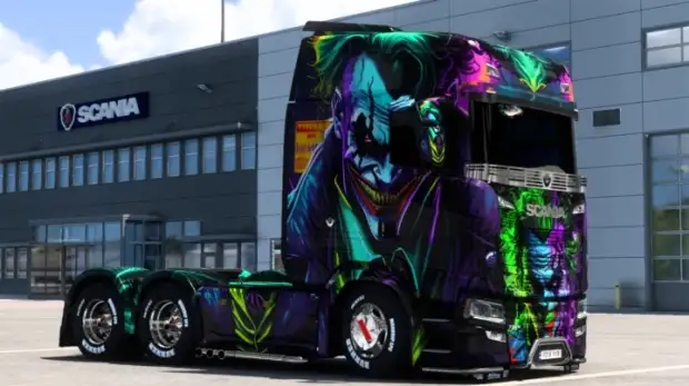 ETS2 - Scania Joker Skin ETS2 - Scania Joker Skin