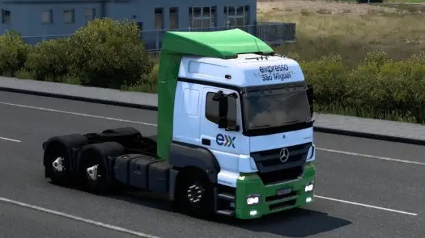 ETS2 - Mercedes-Benz Axor Sao Miguel Expresso Skin V1.0 ETS2 - Mercedes-Benz Axor Sao Miguel Expresso Skin V1.0