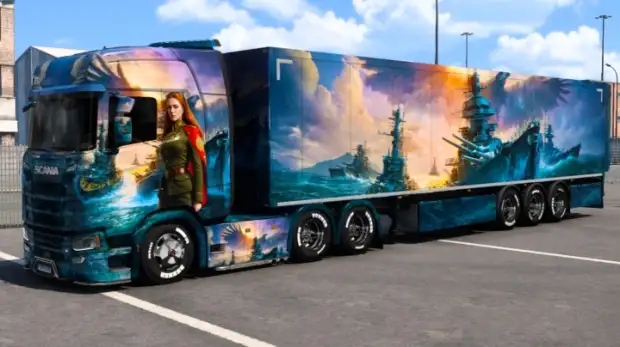 ETS2 - World War 2 Women Skin ETS2 - World War 2 Women Skin