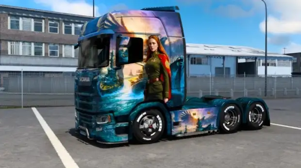 ETS2 - World War 2 Women Skin ETS2 - World War 2 Women Skin