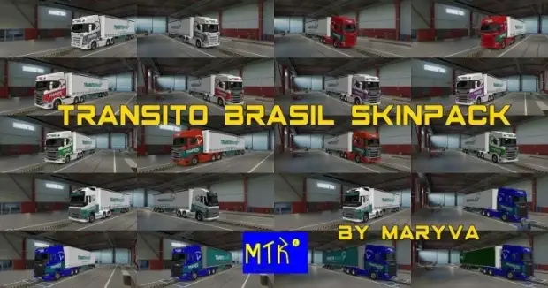 ETS2 - Transito Brasil Skinpack V2.0 ETS2 - Transito Brasil Skinpack V2.0