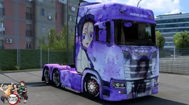 ETS2 - Demon Slayer Kimetsu No Yaiba Shinobu Kocho Skin ETS2 - Demon Slayer Kimetsu No Yaiba Shinobu Kocho Skin