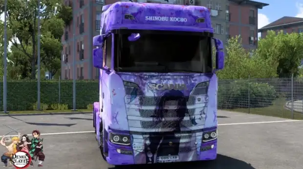 ETS2 - Demon Slayer Kimetsu No Yaiba Shinobu Kocho Skin ETS2 - Demon Slayer Kimetsu No Yaiba Shinobu Kocho Skin