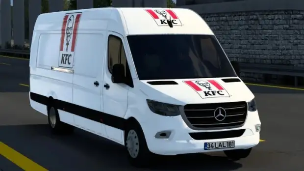 ETS2 - Skin KFC 2018 Mercedes-Benz Sprinter 2019 V1.0 ETS2 - Skin KFC 2018 Mercedes-Benz Sprinter 2019 V1.0