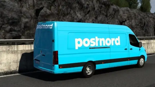 ETS2 - Mercedes-Benz Sprinter 2019 Postnord Skin V1.0 ETS2 - Mercedes-Benz Sprinter 2019 Postnord Skin V1.0