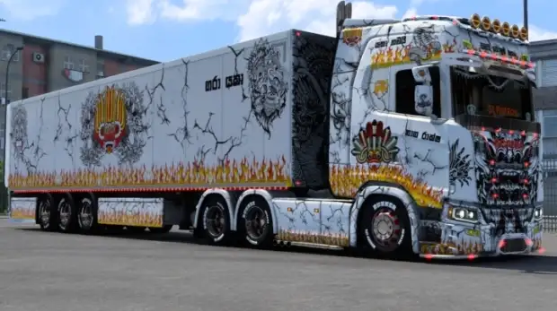 ETS2 - Sri Lanka Yaka Skin V2.0 ETS2 - Sri Lanka Yaka Skin V2.0