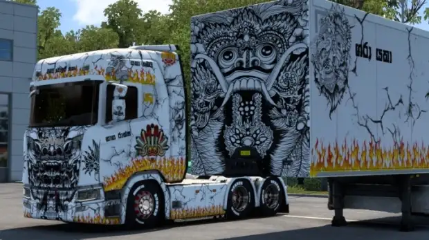ETS2 - Sri Lanka Yaka Skin V2.0 ETS2 - Sri Lanka Yaka Skin V2.0